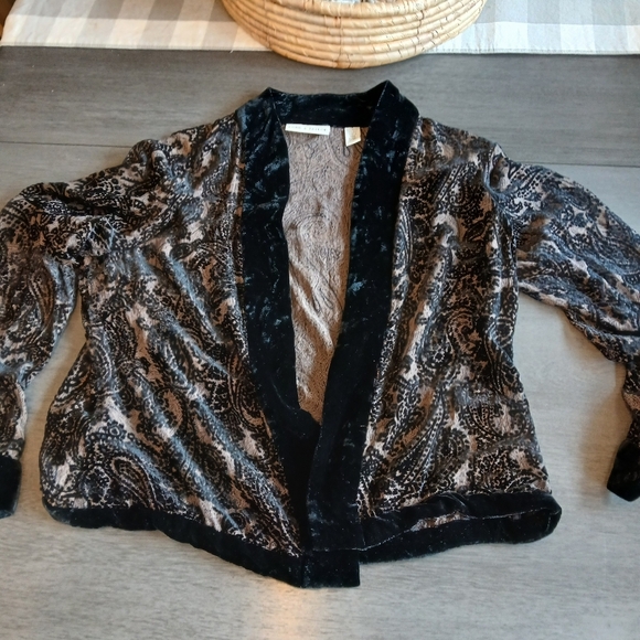 Lord & Taylor Womans Jacket Size L/Xl Nwot Silk And RAYON - Picture 2 of 5